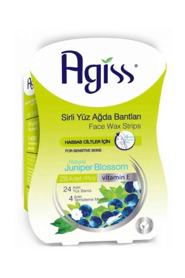 Agiss gyantacsíkok arcra természetes borókavirág kivonattal 24 db