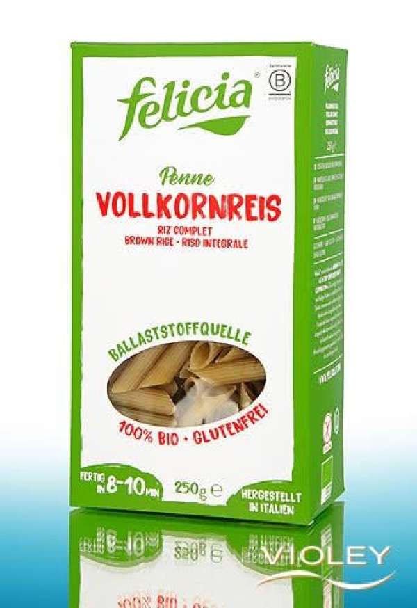 FELICIABIO GM.TÉSZTA BARNA RIZS PENNE
