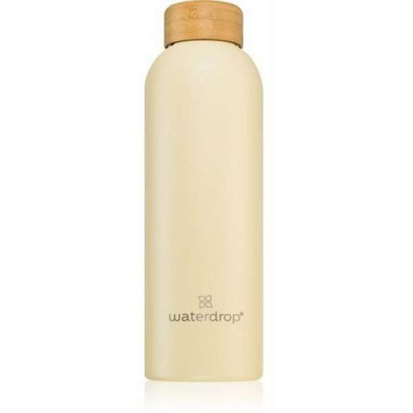 Waterdrop rozsdamentes acélkulacs sárga 600 ml 1 db