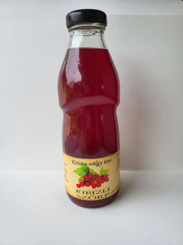 Krisnavölgyi ribizli szörp cukormentes 500 ml