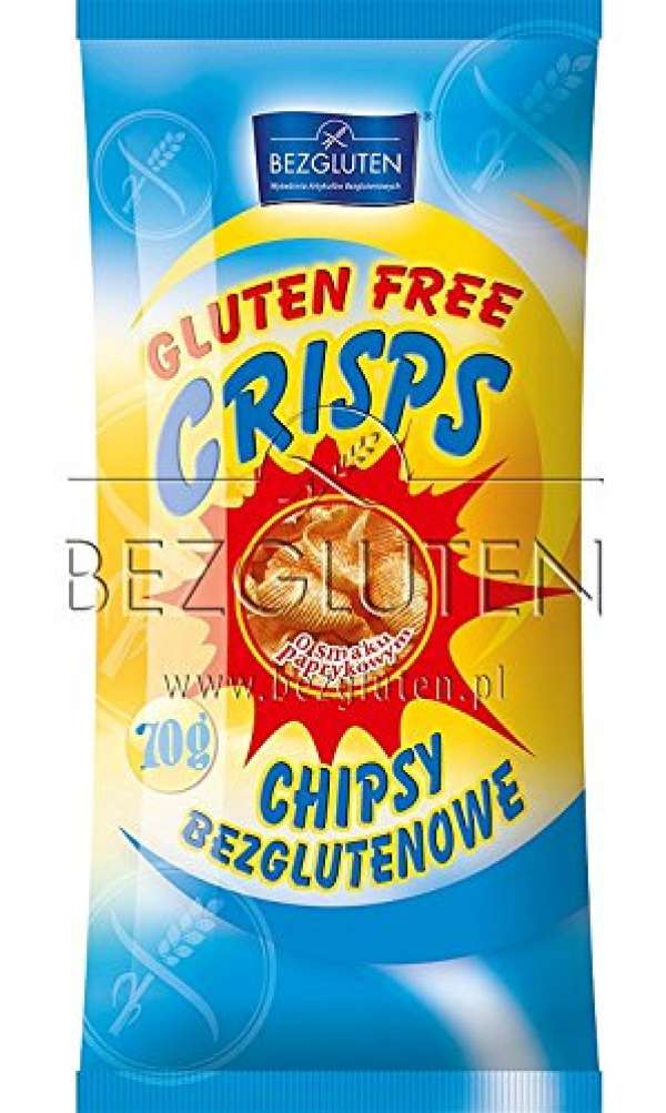 Bezgluten gluténmentes chips paprikás 70 g