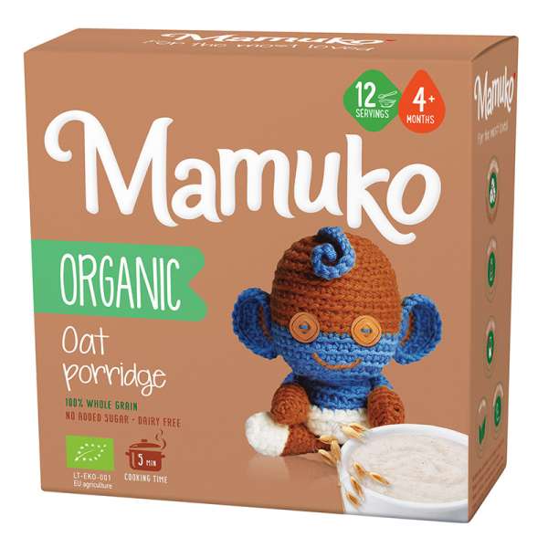 Mamuko bio zabkása 4 hónapos kortól 200 g