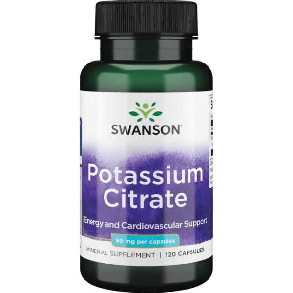 SWANSON POTASSIUM CITRATE Kálium citrát 99 mg/120 db