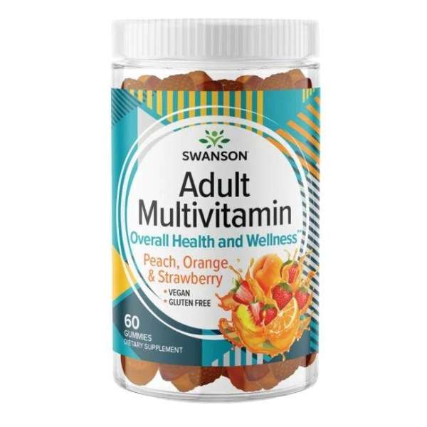 SWANSON ADULT GUMI MULTIVITAMINS Felnőtt gumivitamin komplex/60 db