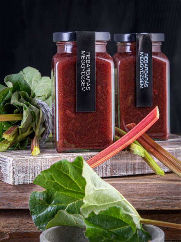 Kaldeneker rebarbarás meggylekvár 312 ml