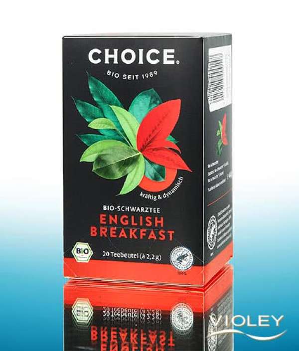 Choice bio fekete tea english breakfast 44 g