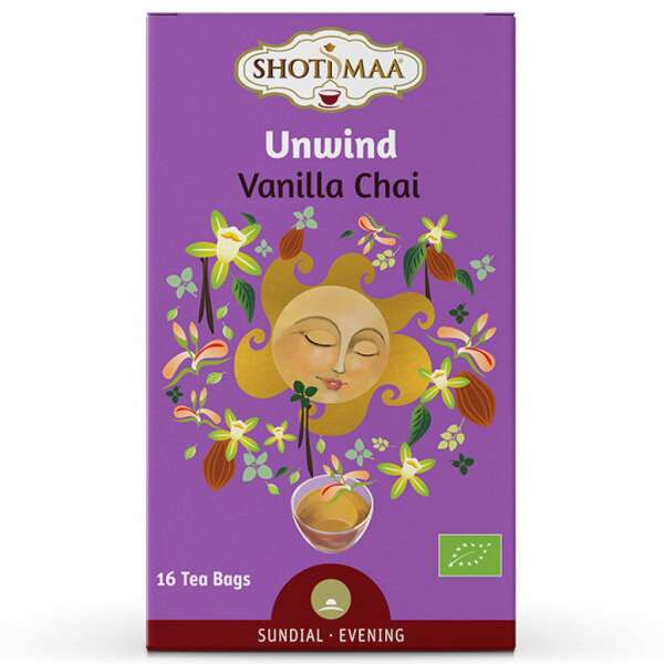 Shoti Maa bio unwind vanilla chai tea 16x2 g 32 g