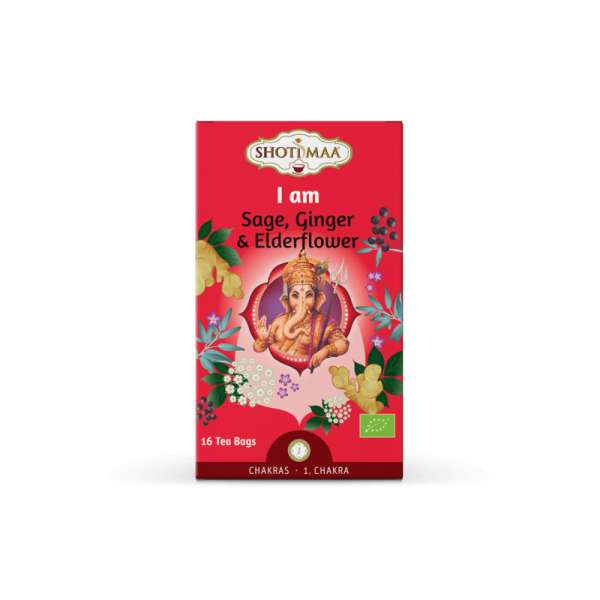 Shoti Maa bio i am zsálya, gyömbér és bodzavirág tea 16x2 g 32 g