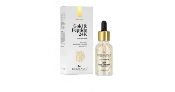 Biobalance szuperszérum arcra 24 karátos arannyal és peptidekkel 30 ml