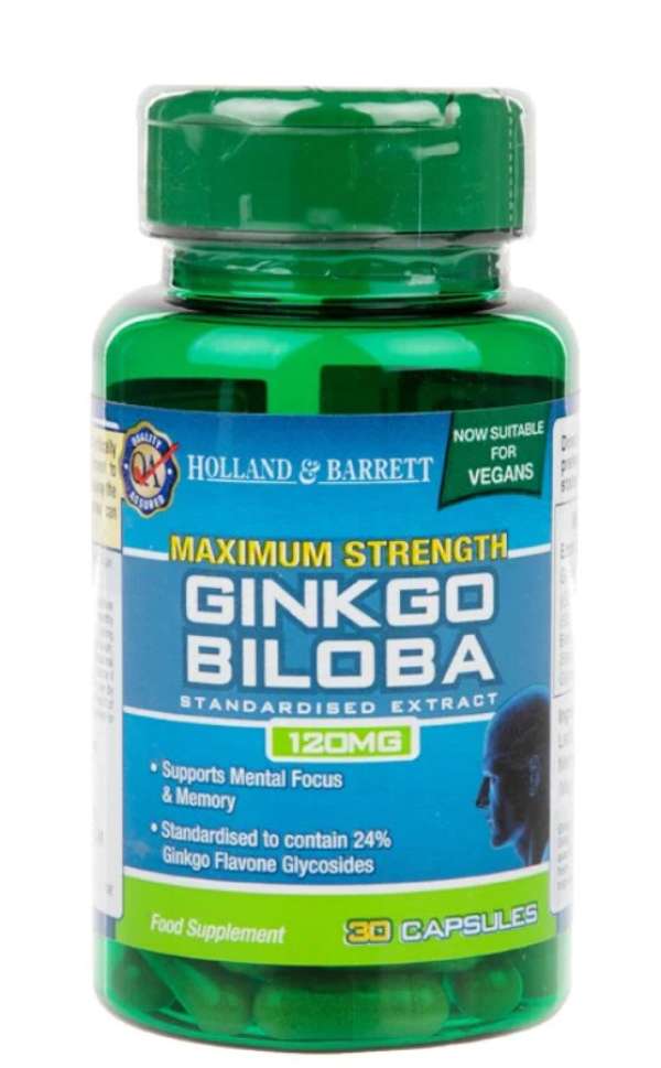 H&B ginkgo biloba kapszula 120mg 30 db