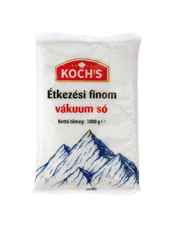 KOCHS ÉTKEZÉSI SÓ FINOM VÁKUUM 1000G