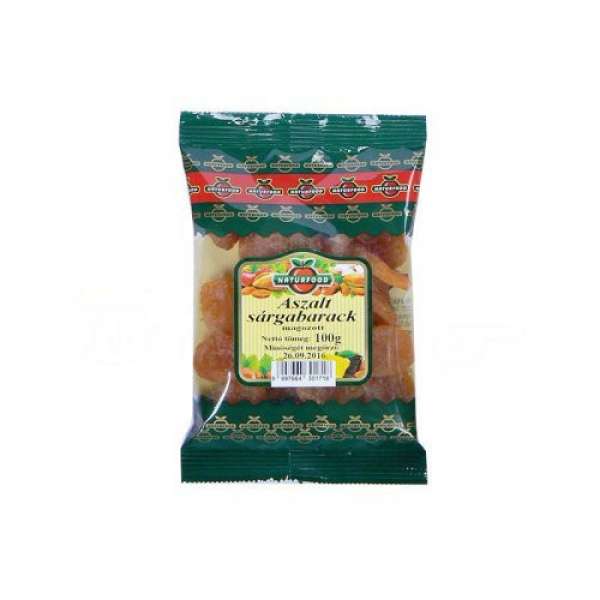 NATURFOOD ASZALT SÁRGABARACK 100G