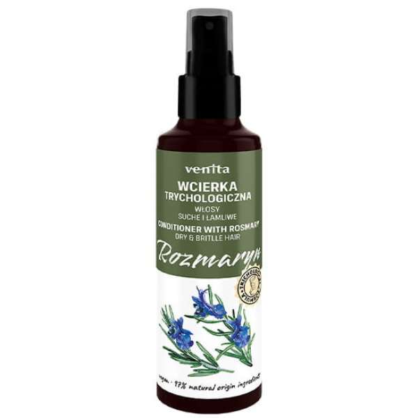 Venita trichológiás hajgyógyászati kondicionáló hajszesz-elixír rozmaring kivonattal száraz és töredezett hajra 100 ml