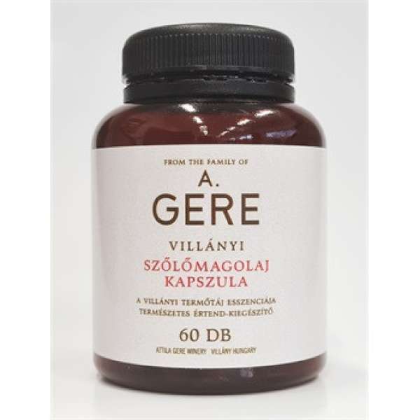 GERE VILLÁNYI SZŐLŐMAGOLAJ KAPSZ. 60 db
