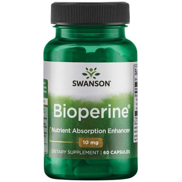 SWANSON BioPerine (95% piperine) 10 mg / 60 kapszula