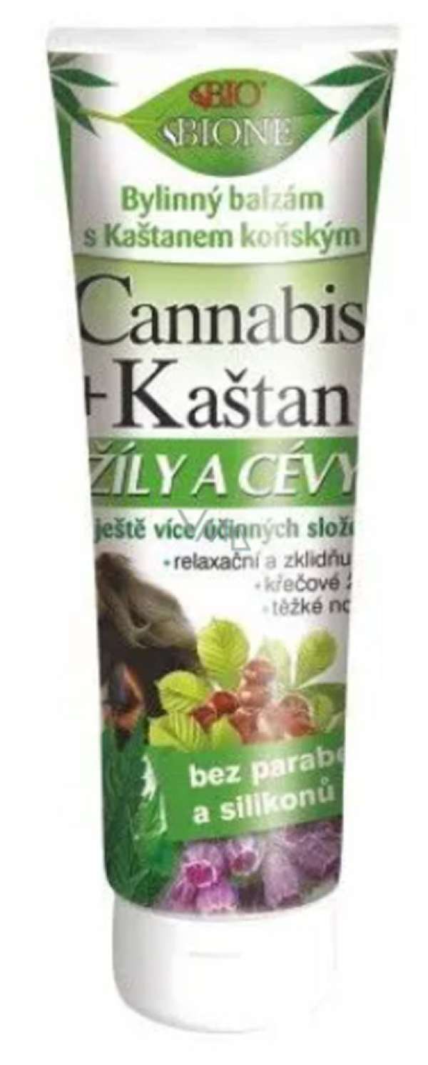 Bione gyógynövénybalzsam vénákra és erekre, kannabisz, vadgesztenye, vörösszőlőmag kivonattal 200 ml