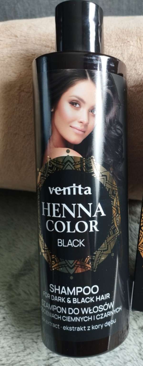 Henna Color hajsampon fekete árnyalatú hajra 250 ml