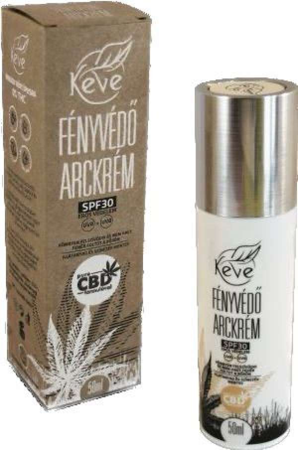 Keve cbd fényvédő arckrém 50 ml