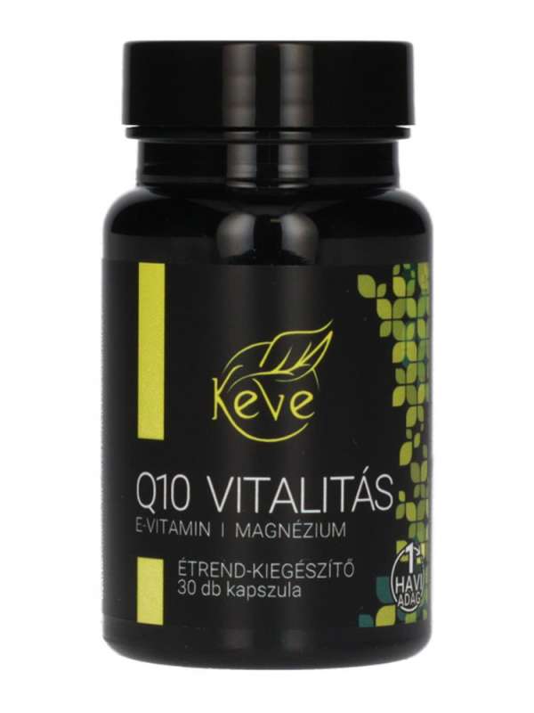 Keve q10 vitalitás étrend-kiegészítő kapszula 30 db