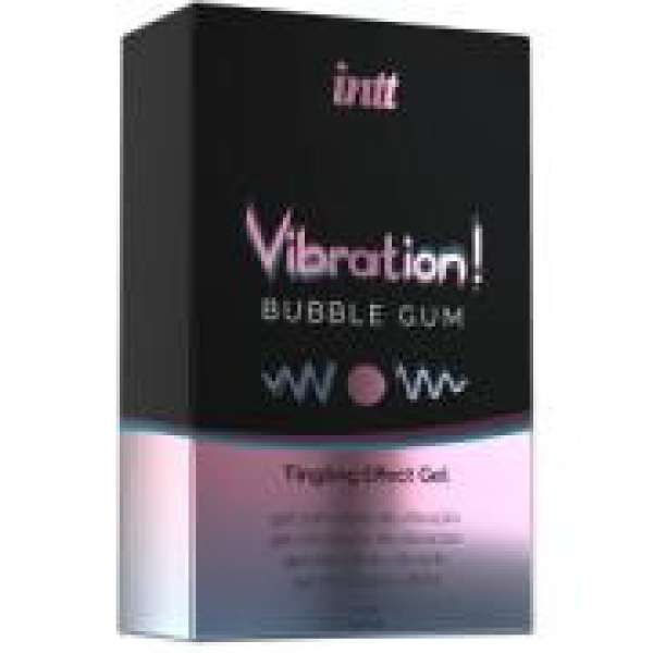 Intt Vibration! - folyékony vibrátor - rágógumi (15ml)