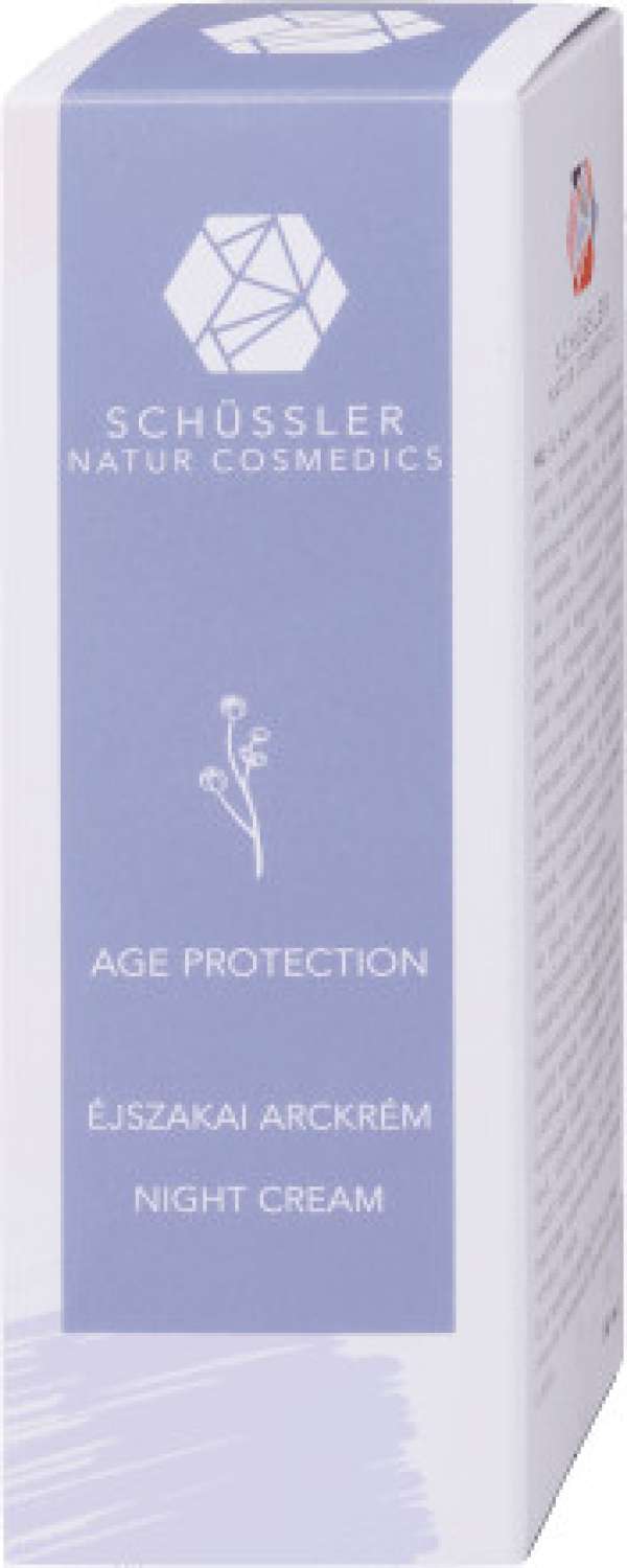 Schüssler age protection éjszakai arckrém 50 ml