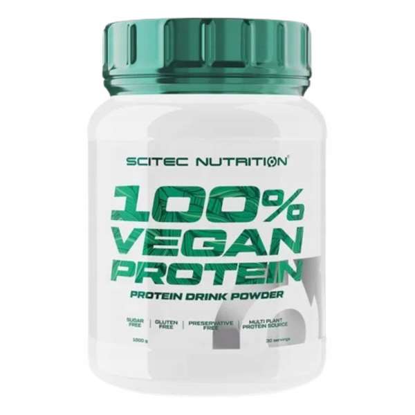 SciTec 100% Vegan Protein 1000g mogyoró-dió