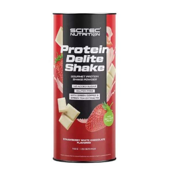 SciTec Protein Delite Shake 700g eper-fehércsokoládé