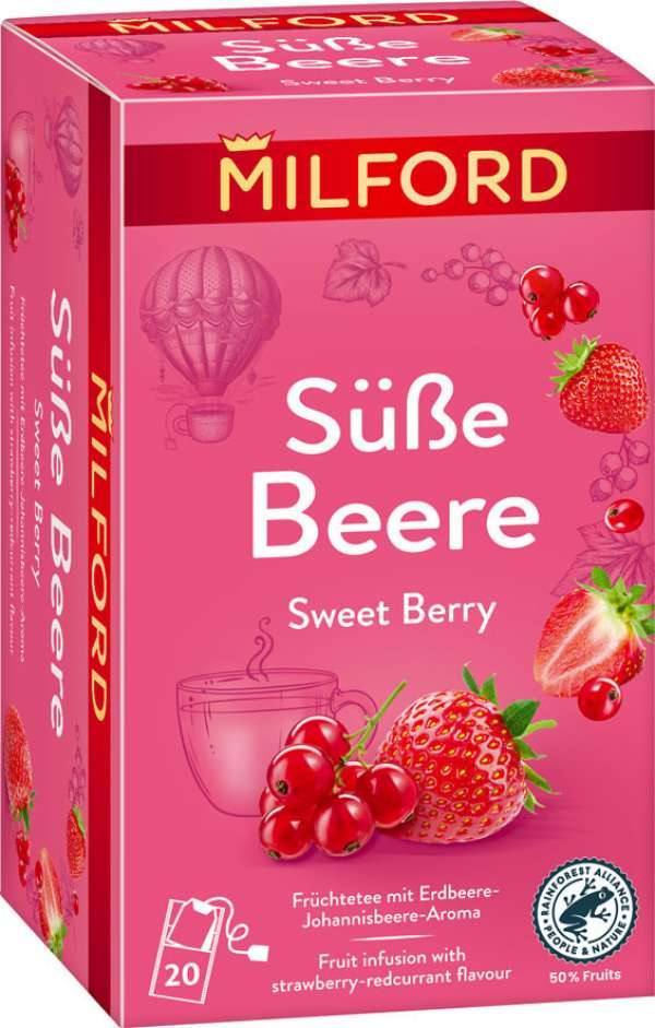 MILFORD GYÜMÖLCSTEA EPER-RIBIZLI 40G