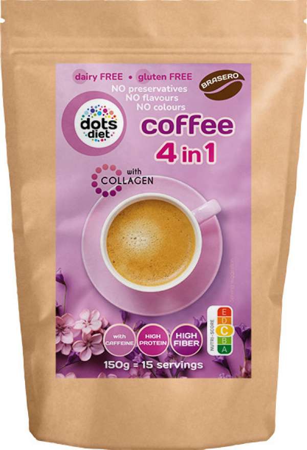 DOTSDIET KÁVÉ KOLLAGÉNES 150G