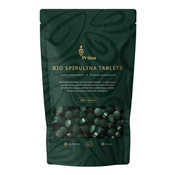 Prana Bio Spirulina (400mg) tabletta 125g
