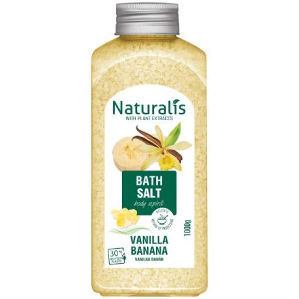 Naturalis fürdősó vanília és banán 1000 g