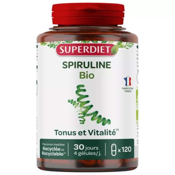 SUPERDIET KAPSZULA SPIRULINA ENERGIA