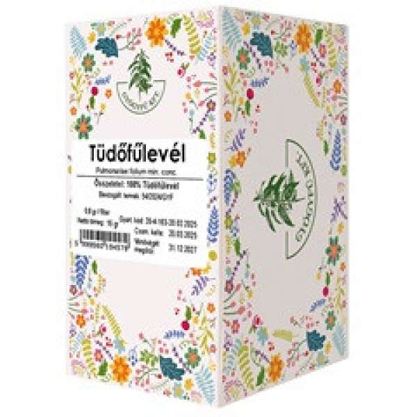 GYÓGYFŰ TÜDŐFŰLEVÉL TEA