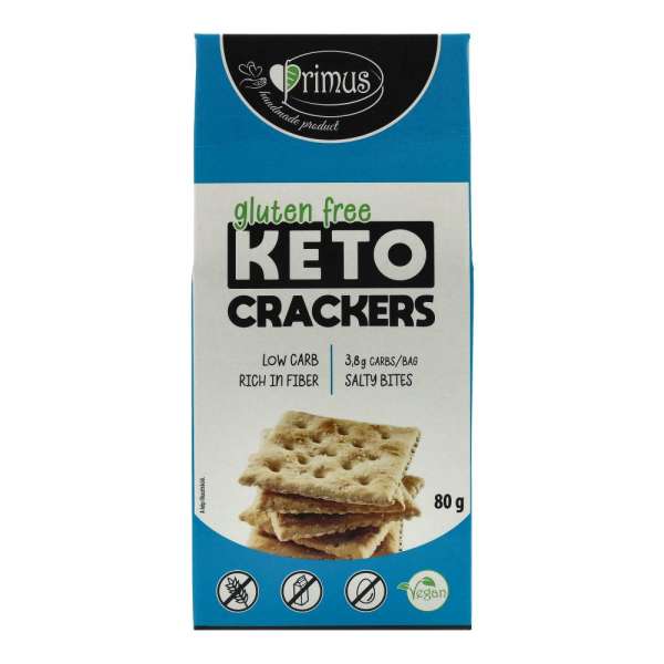 PRIMUS KETO KEKSZ GM VEGÁN 80G