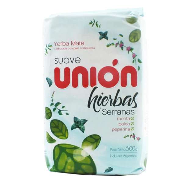 Unión Hierbas Serranas Ízesített Yerba Maté tea, 500g