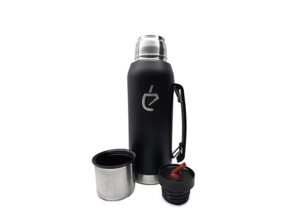 Un Mate Termosz Yerba Matéhoz 1L, fekete