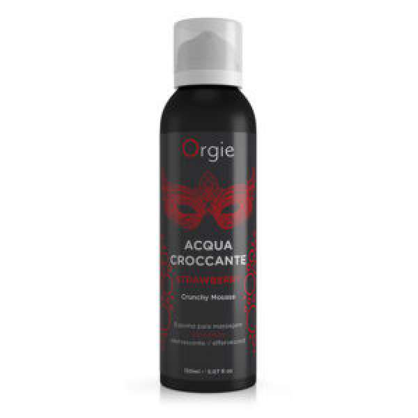 Orgie Acqua Croccante - masszázs hab - eper (150ml)