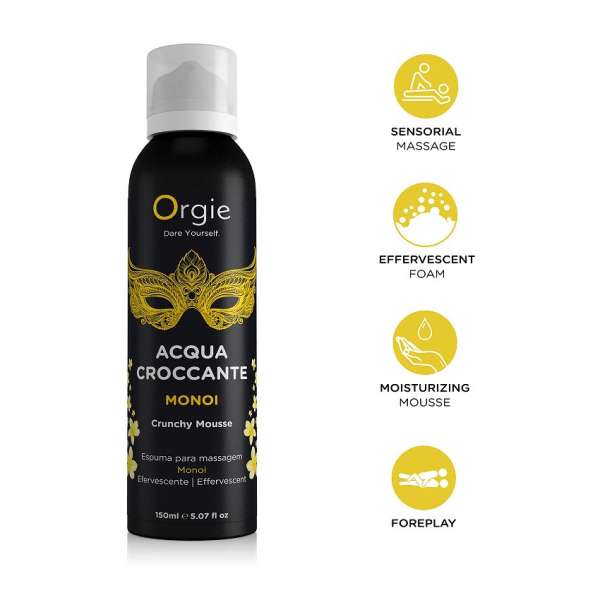Orgie Acqua Croccante - masszázs hab - trópusi (150ml)