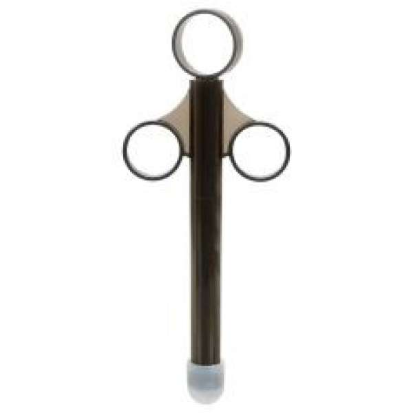 Síkosító adagoló fecskendő (fekete)