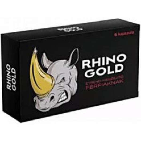RHINO GOLD - természetes étrendkiegészítő férfiaknak (6db)