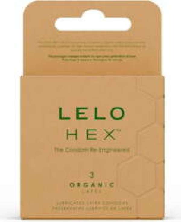 LELO Hex Organic - luxus óvszer (3db)