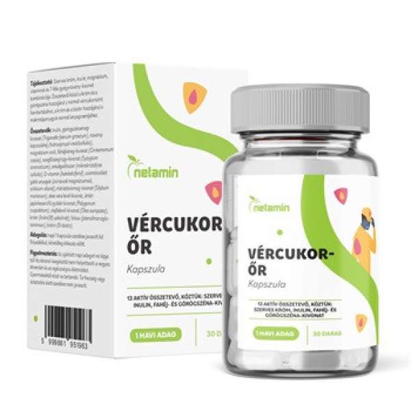Netamin vércukor-őr kapszula 30 db