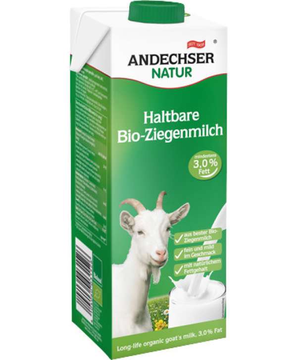 Andechser Bio Kecsketej Uht 3,0% 1000 ml