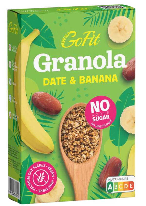 Avena Gofit gluténmentes granola datolyás-banános 250 g