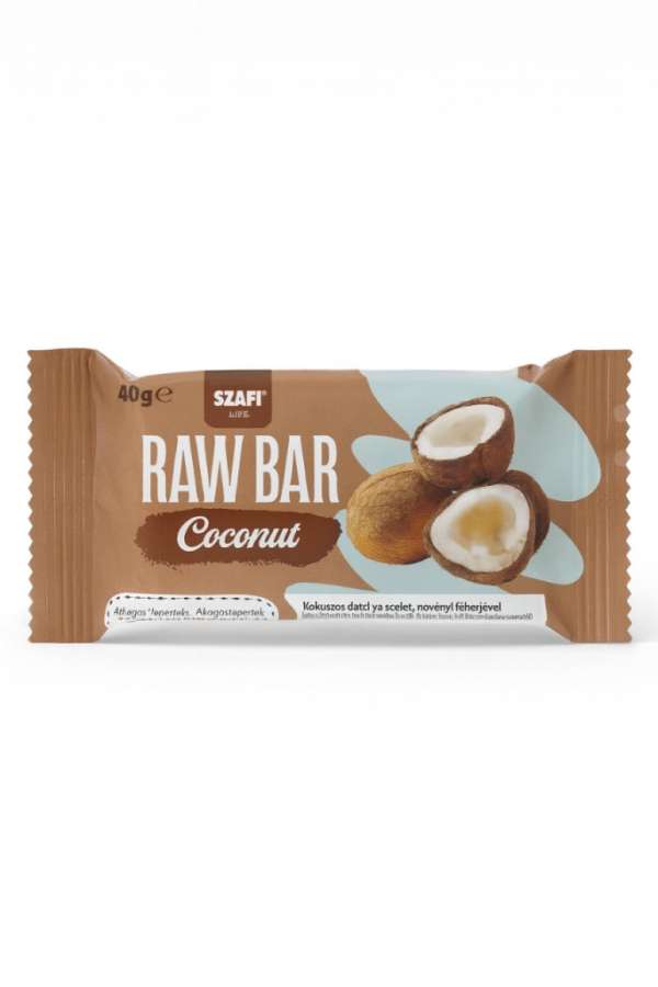 Szafi Life proteines raw bar coconut gluténmentes 40 g