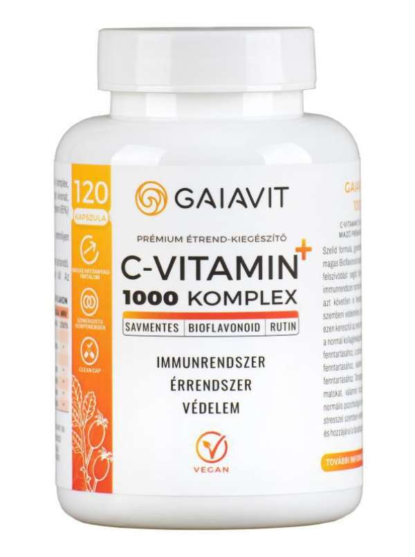 Gaiavit c-vitamin 1000 komplex 60adag 120 db
