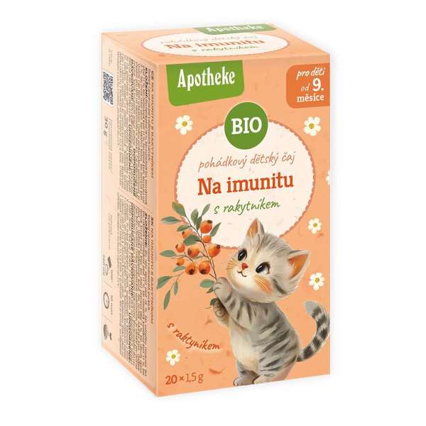 Apotheke immucare gyerektea csipkebogyóval és homoktövissel 20x1,5g 30 g