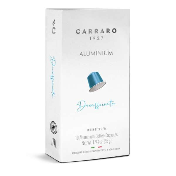 Carraro koffeinmentes kávékapszula nespresso kompatibilis 10 db