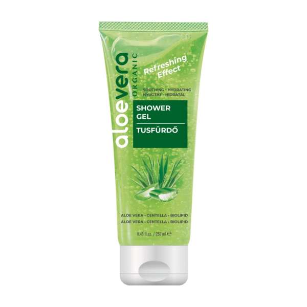 Aloe vera organic frissítő tusfürdő 250 ml