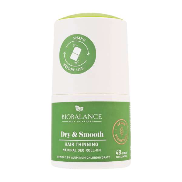 Biobalance dry&smooth 48h golyós dezodor szőrnövekedést lassító hatással 50 ml